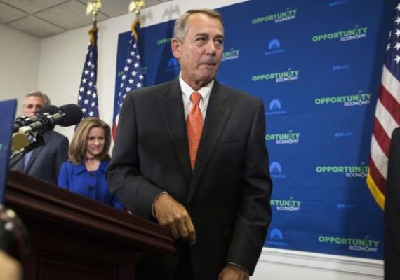 Speaker of the House John Boehner