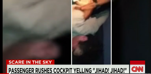 United Airlines flight made a U-turn in the sky after a passenger ran toward the cockpit screaming "jihad, jihad"