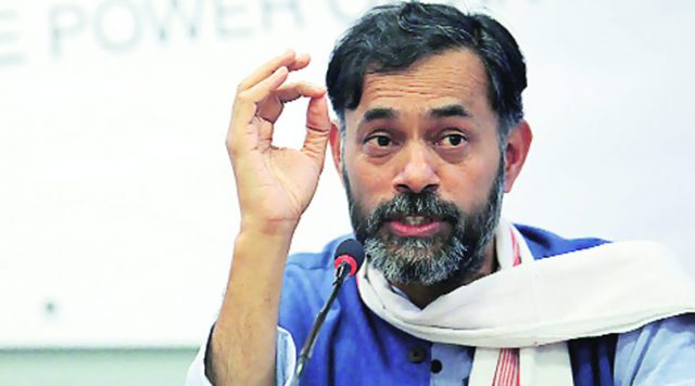 yogendra yadav removed from PAC and as the party's official spokesperson