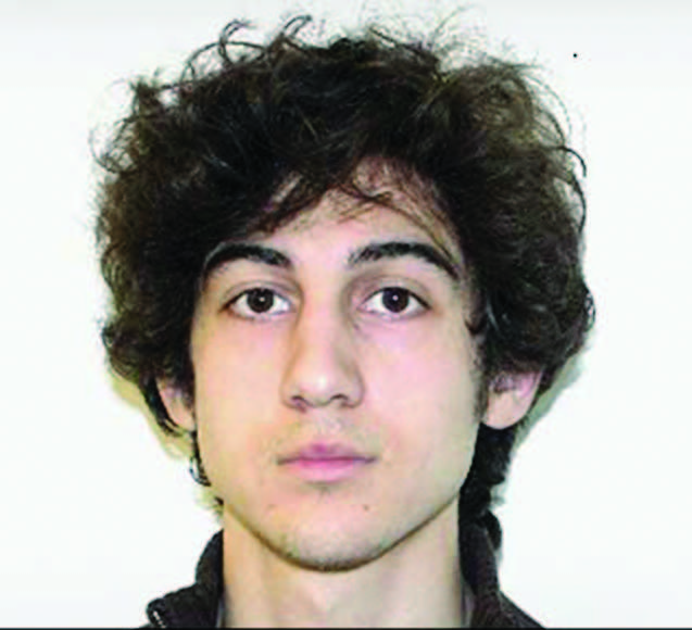 Boston Marathon bomber Dzhokhar Tsarnaev