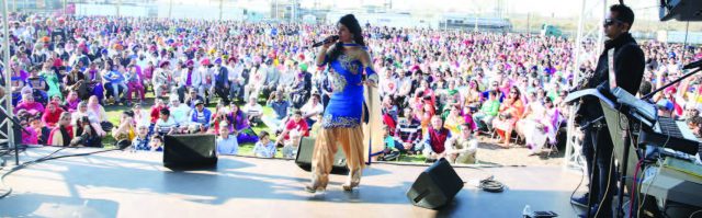 The Singing Sensation Ms Pooja Enthralls at Vaisakhi Mela Image1