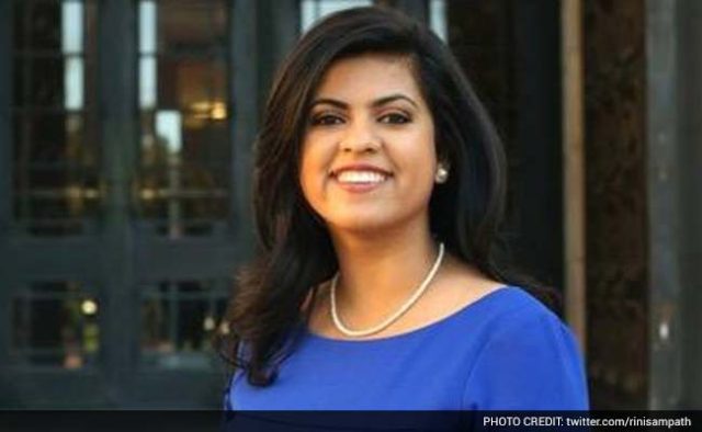 University of Southern California student body president Rini Sampath