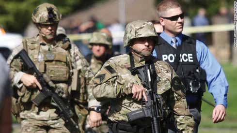 Oregon shooting Police in Action