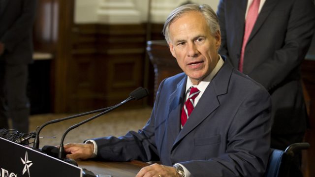 Texas Governor-elect Greg Abbott addresses media during a news conference, Wednesday, Nov. 5, 2014, at the Capitol in Austin, Texas. Abbott is the first new Texas governor in 14 years  and he did it in a landslide. He crushed Democrat Wendy Davis by one of the biggest margins in any of three dozen gubernatorial races across the U.S., carrying nearly 60 percent of the vote by early Wednesday as Texas underwent its biggest political shake-up in decades. (AP Photo/Austin American-Statesman, Jay Janner)