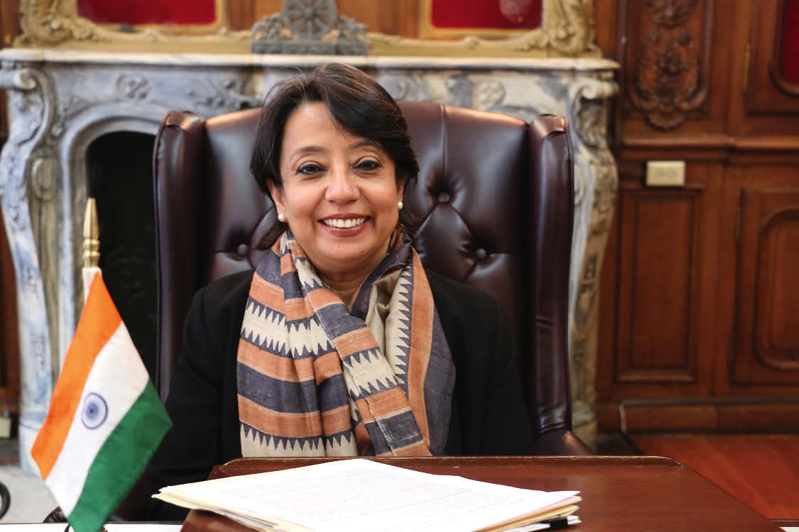 Ambassador Riva Ganguly Das in her office at the Consulate General in New York
