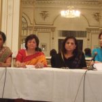 Panel Discussion. Left to Right: Ranjani Saigal, Dr. Urmilesh Arya, Dr. Sunita Saini, Renee Mehrra