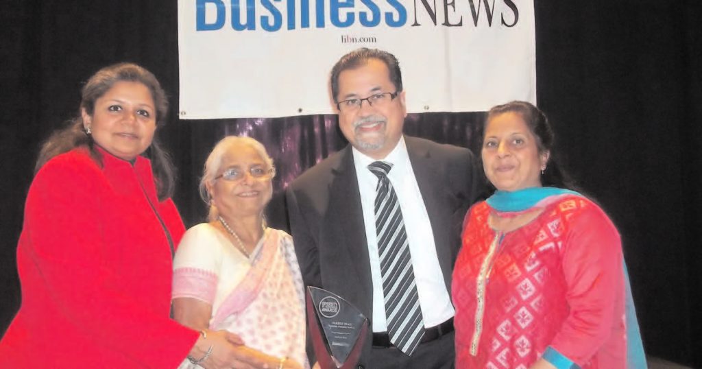 Indian American Paresh Shah Awarded By LIBN — The Indian Panorama