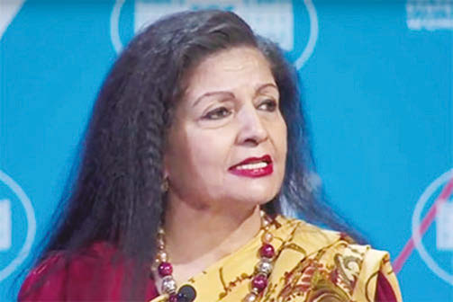 UN Women Deputy Executive Director Lakshmi Puri speaks at the United State of Women Summit at the White House, June 14