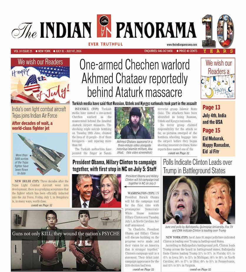 The Indian Panorama New York Newspaper for Indian Americans