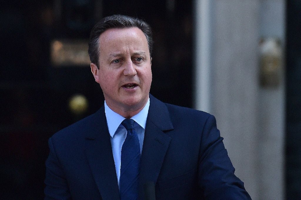 David Cameron stepped down as British prime minister in June hours after Britain voted to leave the European Union in a referendum in which he had campaigned to stay in the bloc (AFP Photo/Ben Stansall)