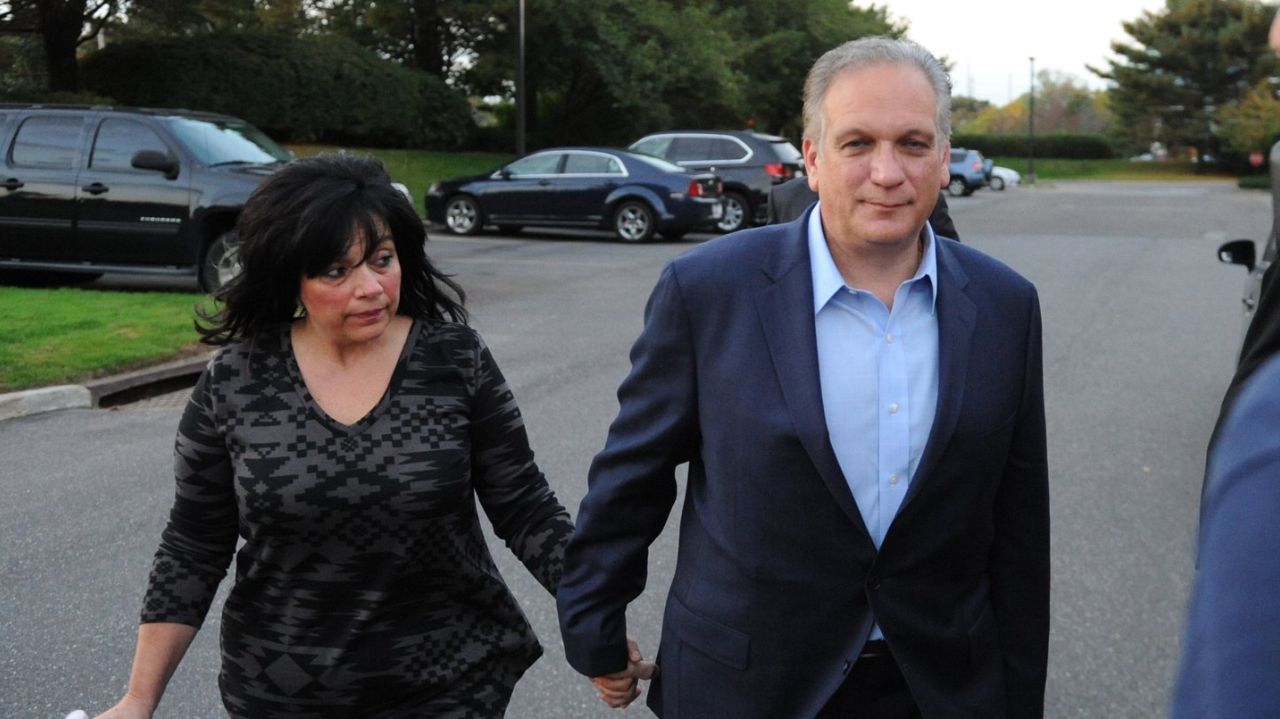 :Nassau County Executive Ed Mangano and his wife surrendered to the FBI Thursday, October 20, to face corruption charges in Long Island Federal Court Venditto was arrested from his home.