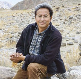 Sonam Wangchuk, an engineer from Ladakh, India received in the US 2016 Rolex Award for Enterprise for his remedy to combat severe seasonal water scarcity in the western Himalayas