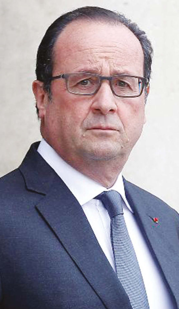 Francois Hollande is the first French President who is not seeking re-election