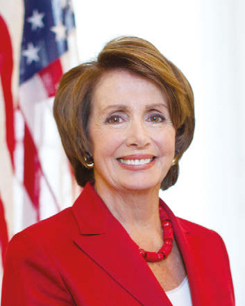Pelosi continues her 14-year leadership of the Democrats in the lower chamber