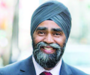 Canadian Defense minister Harjit Singh Sajjan