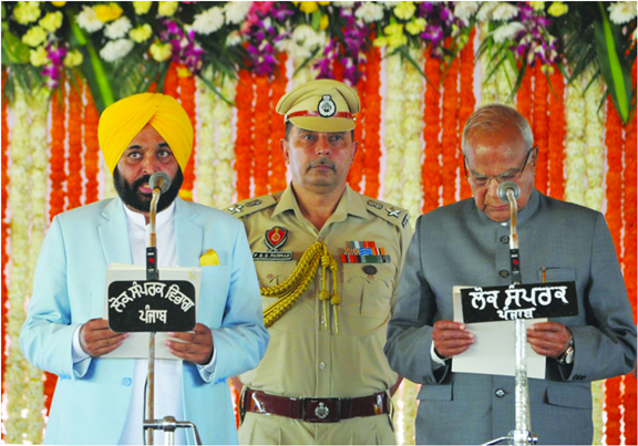 Bhagwant Mann Sworn In As 18th Chief Minister Of Punjab — The Indian ...