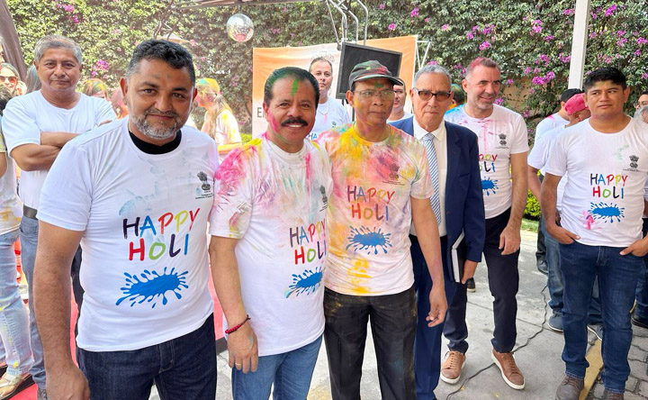 Embajada de la India en Guatemala celebra Holi — El Panorama Indio