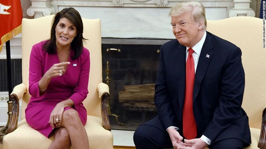 Nikki Haley and Trump